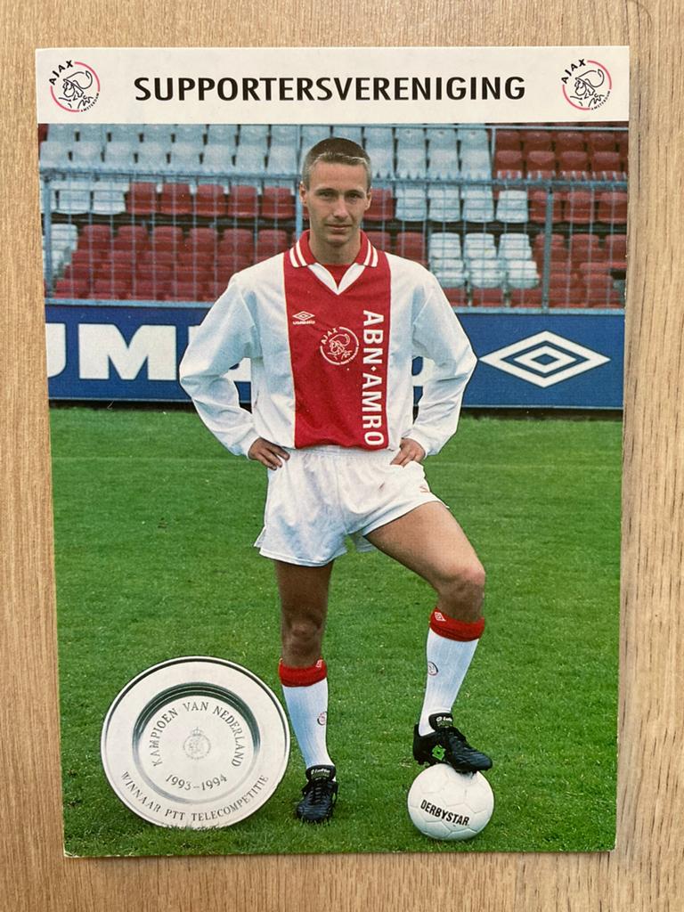 Fotokaart Michel Kreek (Ajax)., Ophalen of Verzenden, Nieuw, Ajax, Spelerskaart
