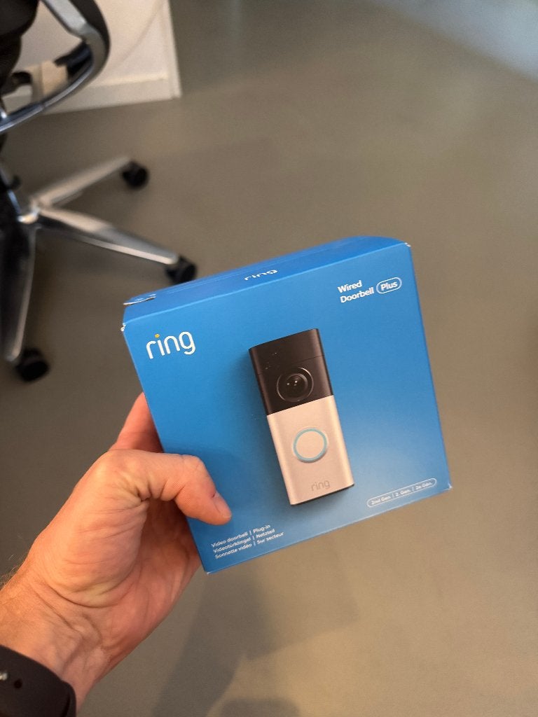 Ring Wired Video Doorbell Plus, Ophalen of Verzenden, Bewegingsdetectiesensor, Nieuw, Bedraad