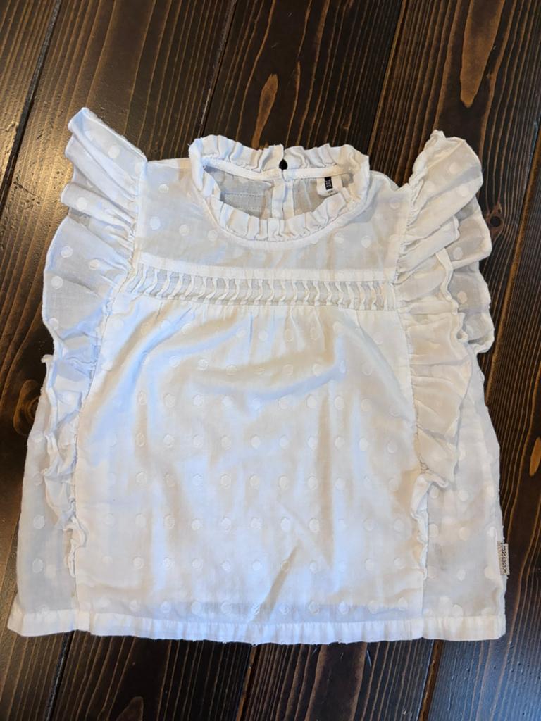 Bnosy wit tshirt bloesje maat 110, Ophalen of Verzenden, Nieuw, Meisje, Shirt of Longsleeve