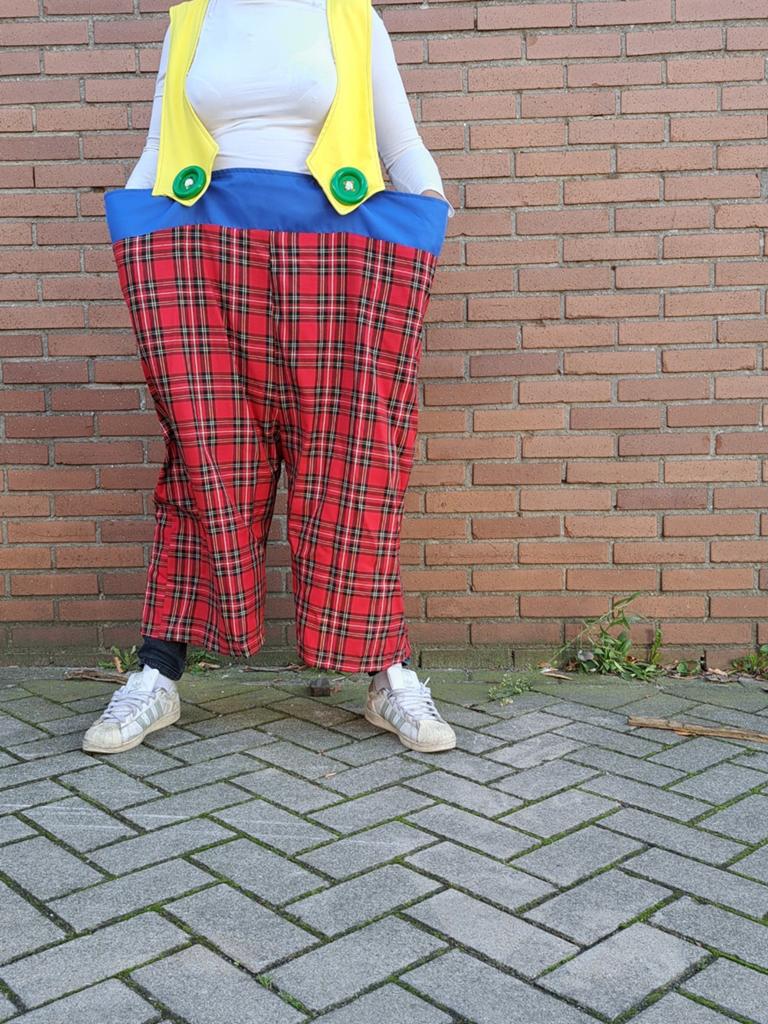 Clownsbroek mooie kwaliteit maat L, Ophalen