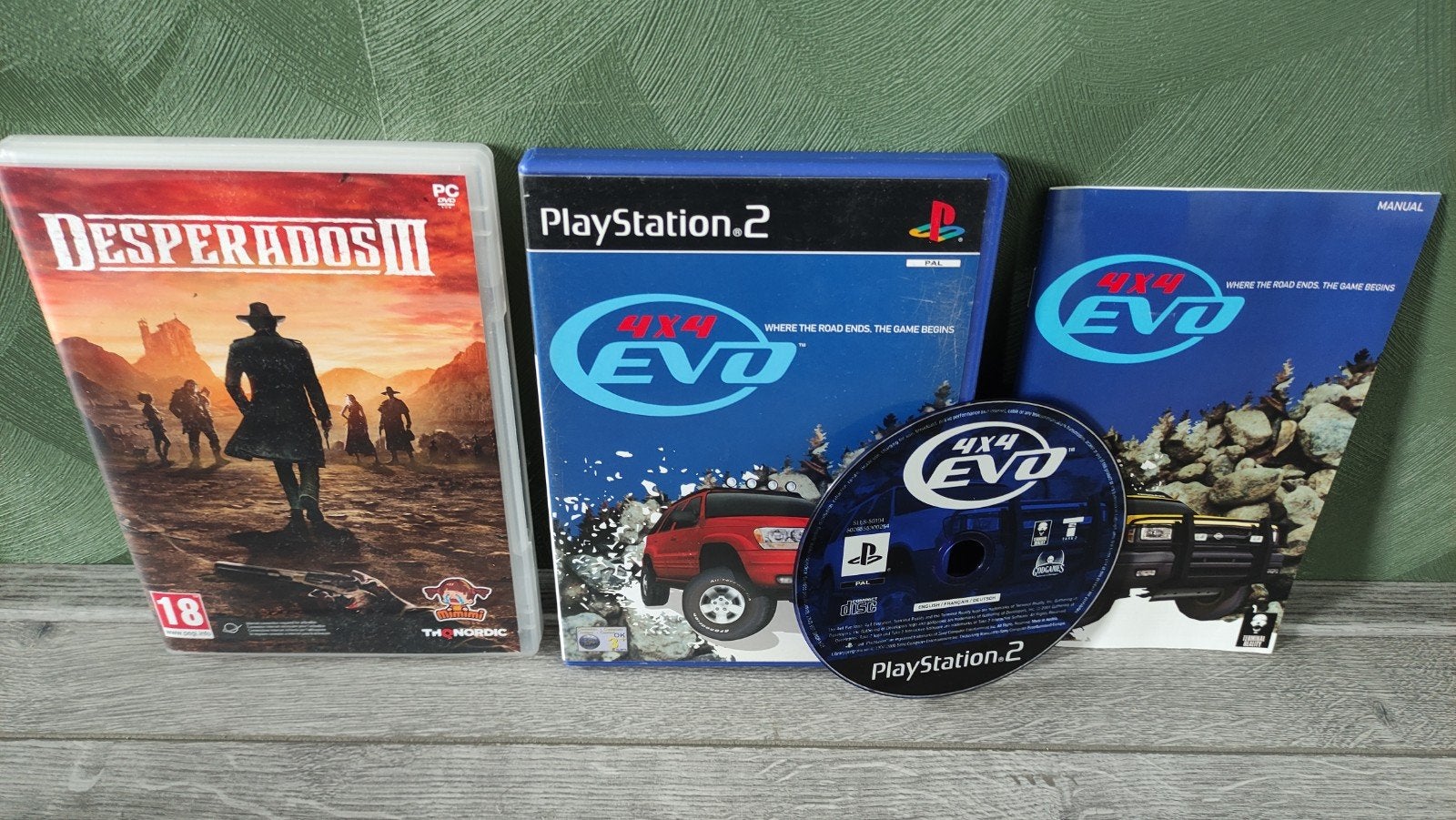 4X4 evo ps2 en gratis desperados 3 pc game, Spelcomputers en Games, Games | Sony PlayStation 2, Ophalen of Verzenden, Zo goed als nieuw