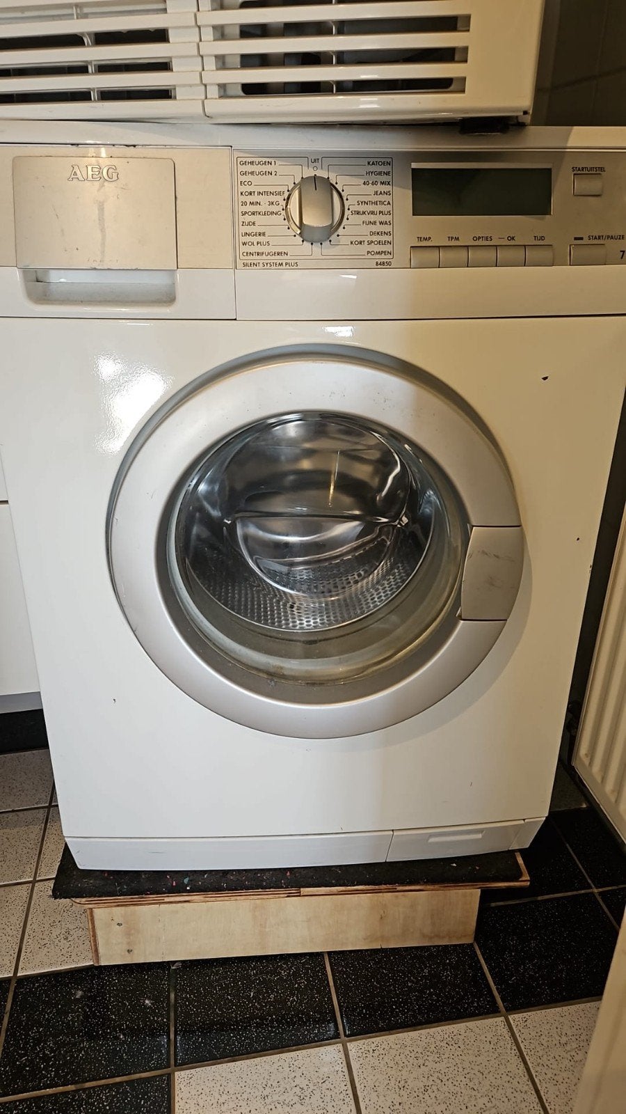 AEG Wasmachine en Droger Set - Goede Staat vandaag €150, 6 tot 8 kg, Ophalen, Gebruikt, 85 tot 90 cm
