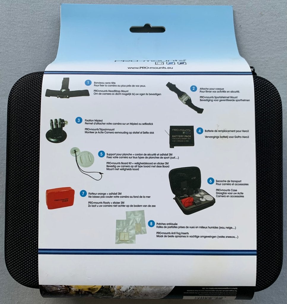 Foto 3 van Pro-Mounts Accessoires Set (Hero3) Nieuw