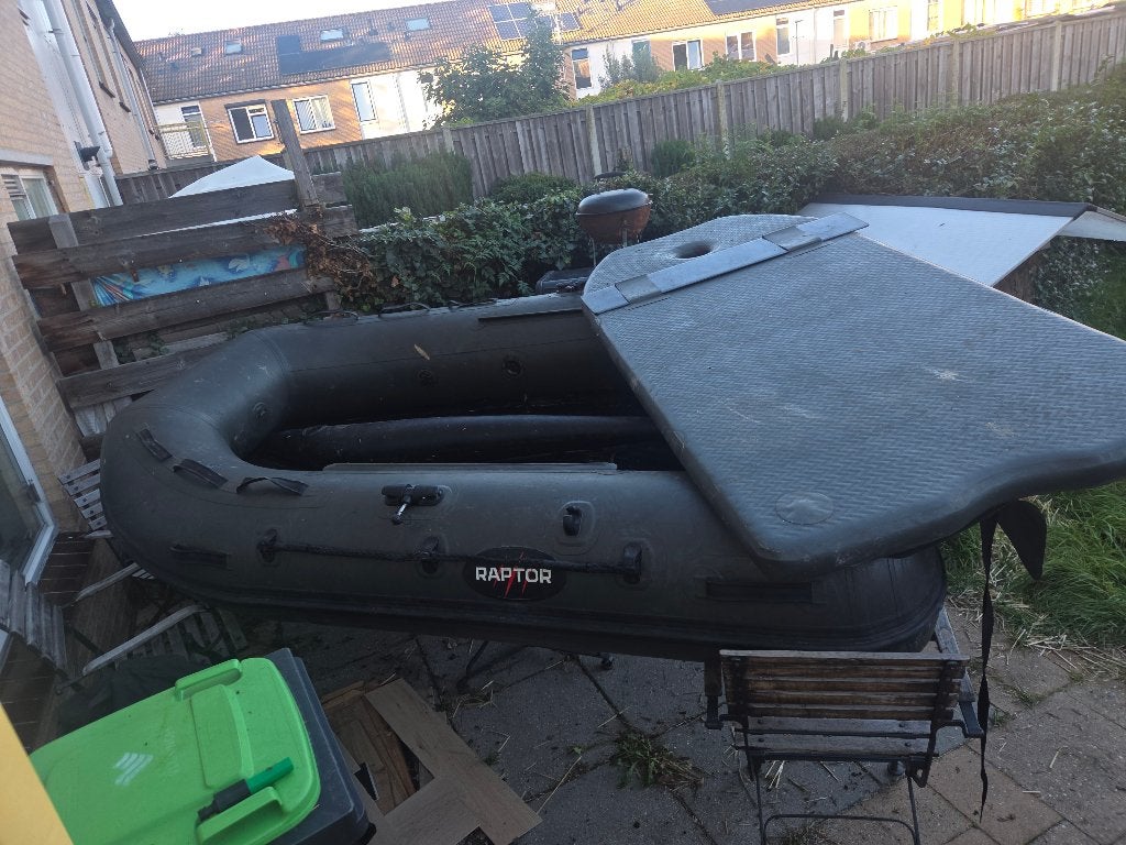 Raptor 2.70 xwide met airdek, Watersport en Boten, Ophalen, Gebruikt, Overige typen
