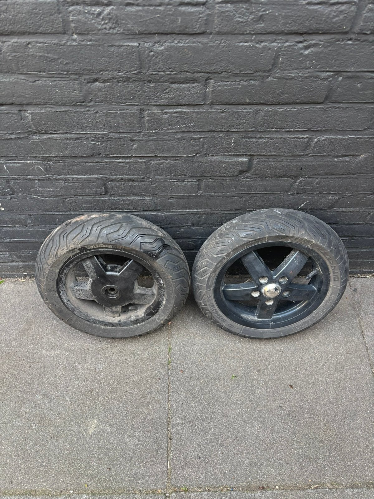 Vespa Set Velgen met Banden LX S LXV ET, Ophalen of Verzenden
