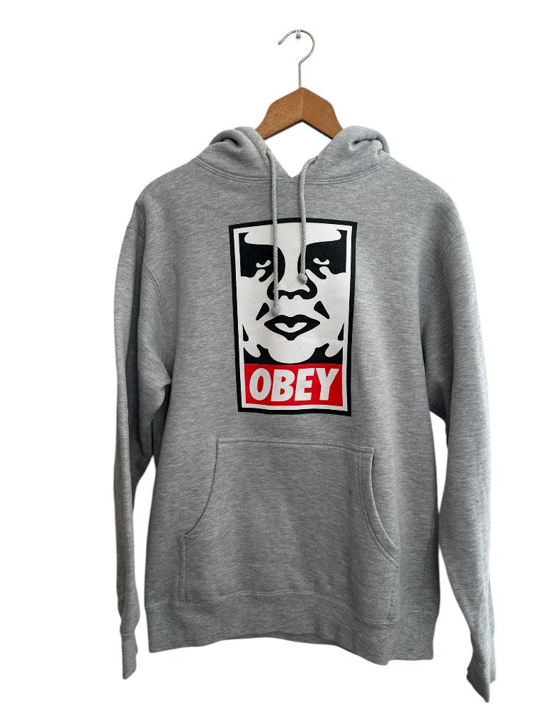 Obey trui S, Nieuw, Ophalen of Verzenden, Grijs
