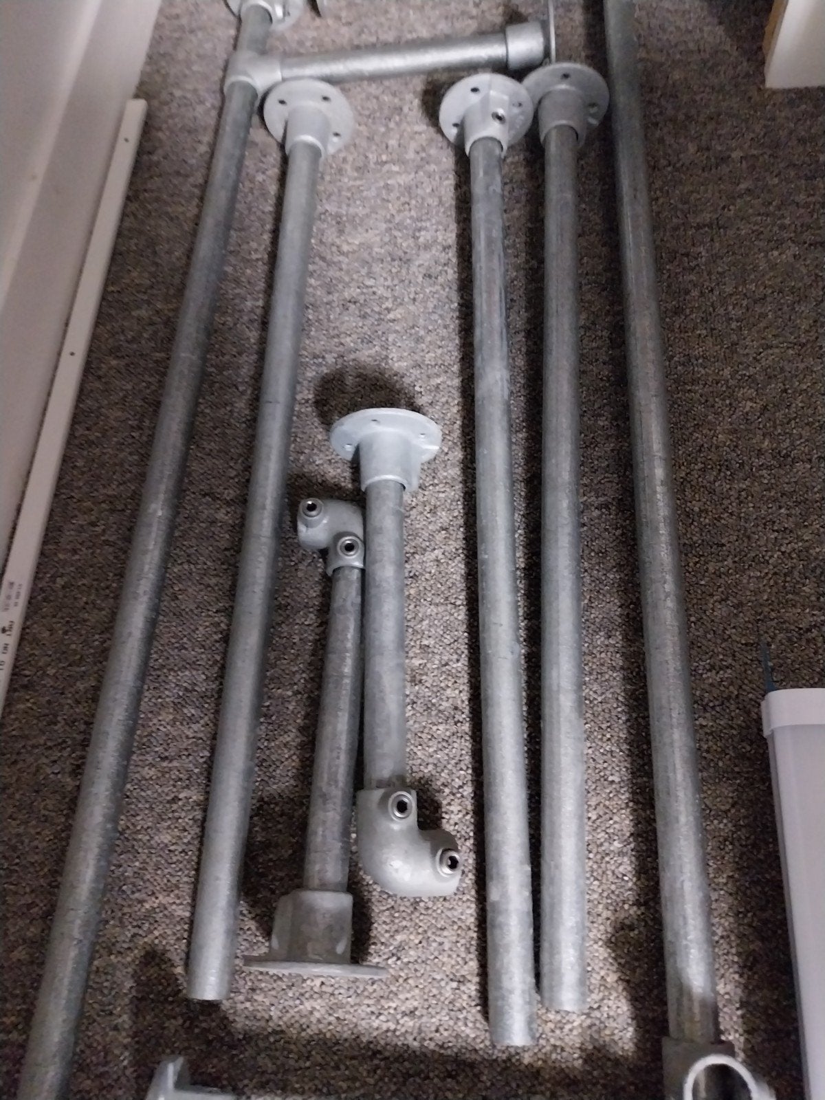 Metalen kledingrek onderdelen - DIY kledingrek, Ophalen