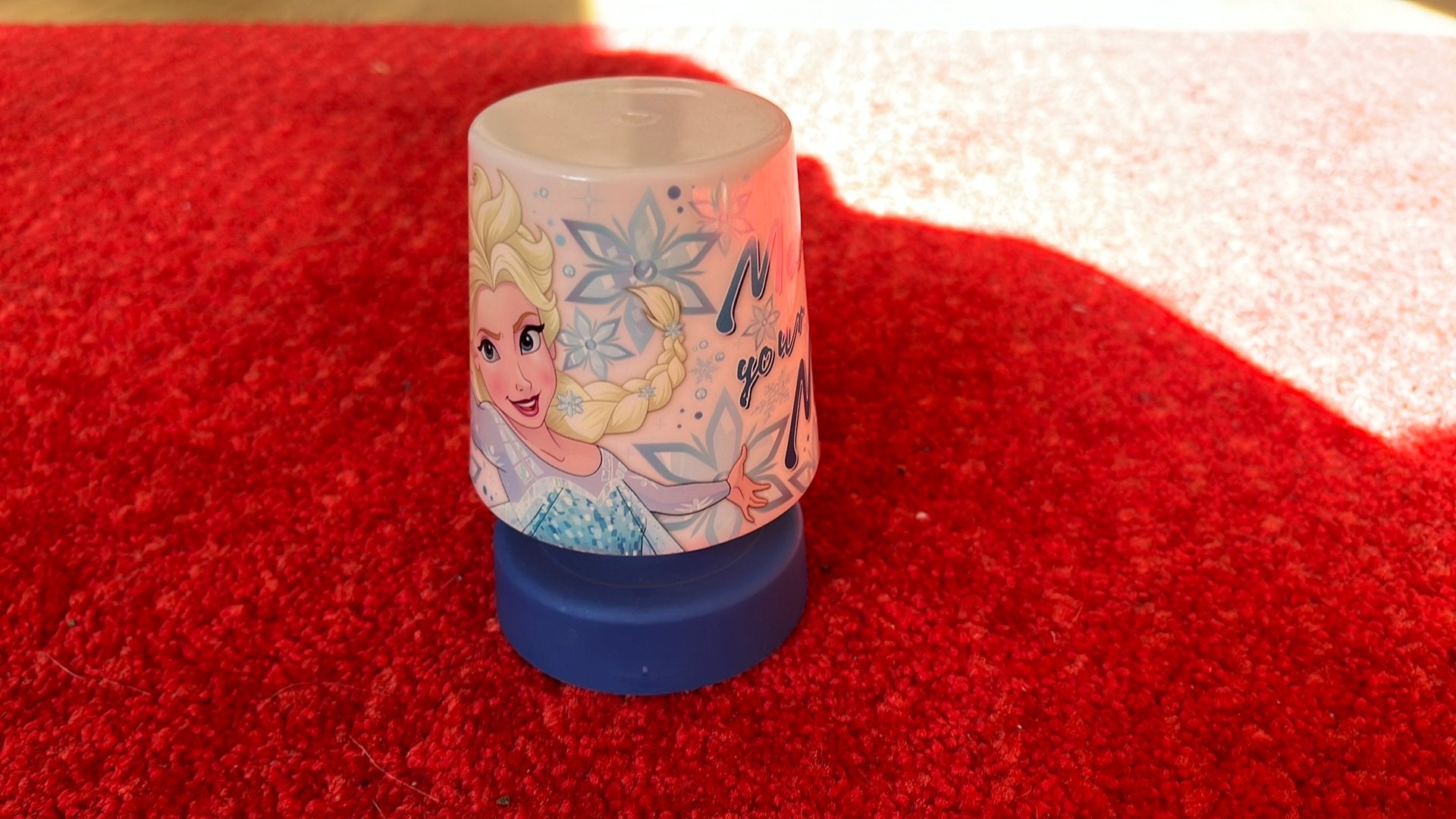 Elsa Frozen Lampje MOET WEG, Ophalen, Gebruikt, Meisje