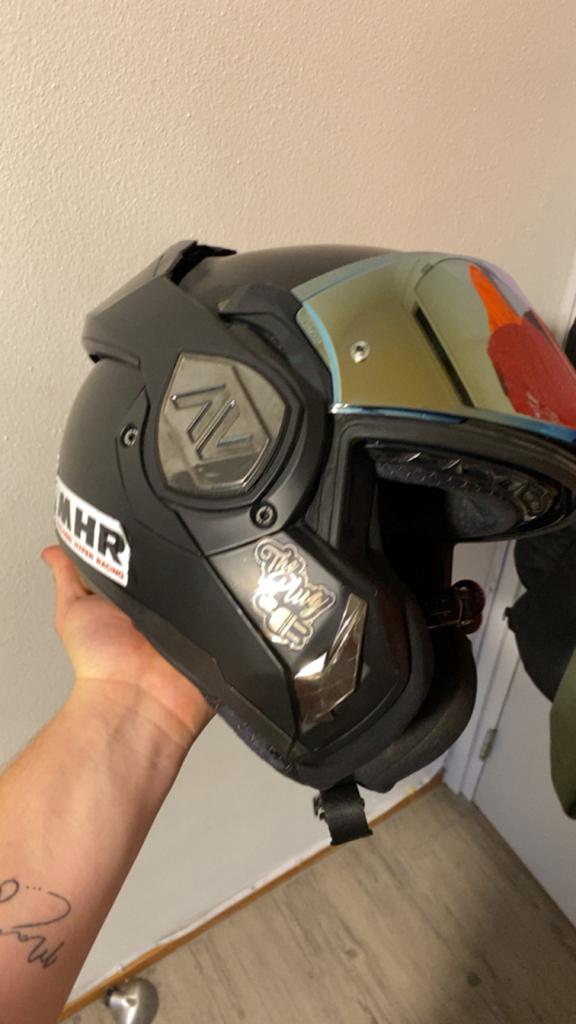 LS2 advant met ingebouwt geluidsysteem, Motoren, Kleding | Motorhelmen, Ophalen of Verzenden, Tweedehands, Overige merken