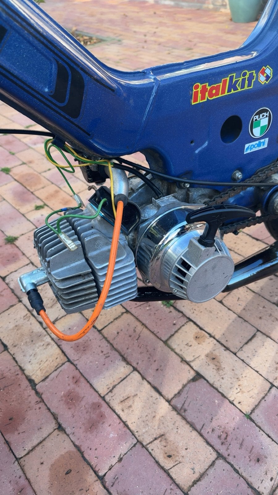 Puch maxi 65cc blok nieuwe trekstart, Fietsen en Brommers, Ophalen of Verzenden, Zo goed als nieuw, Blok