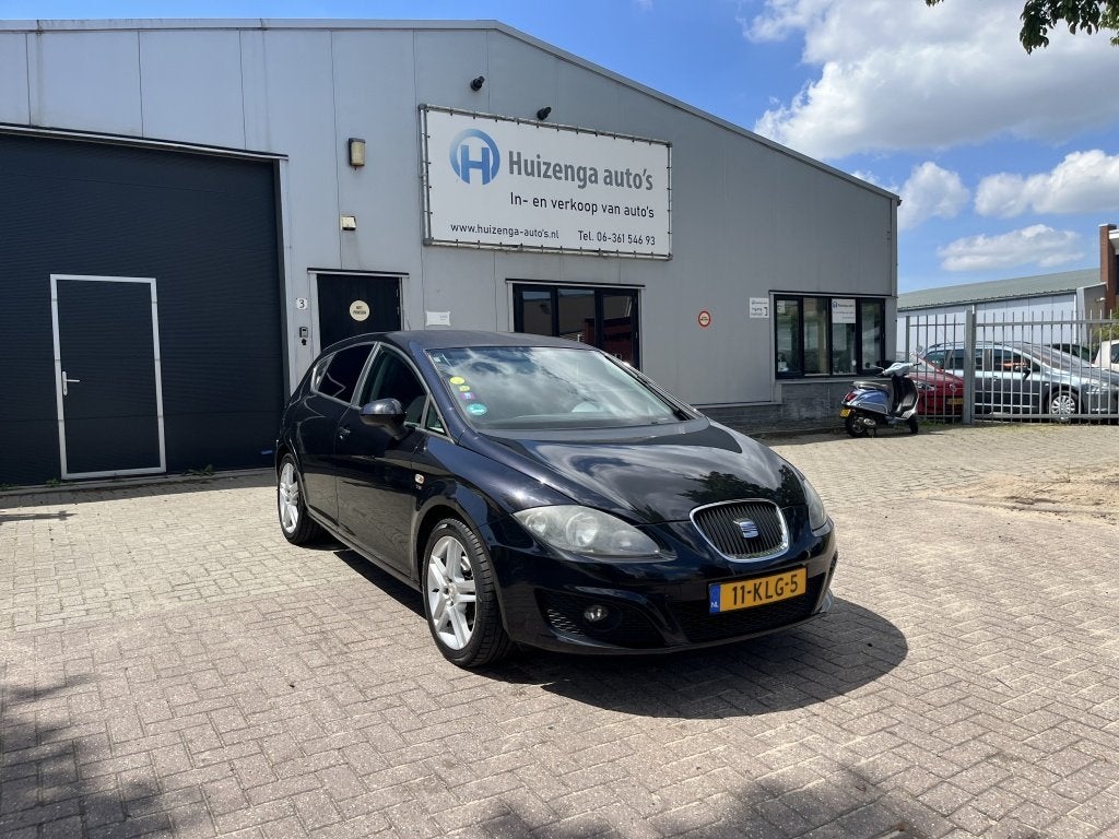 SEAT Leon 1.4 TSI Style| CLIMA| APK:06-01-2027! (bj 2010), 1224 kg, 125 pk, Gebruikt, Zwart
