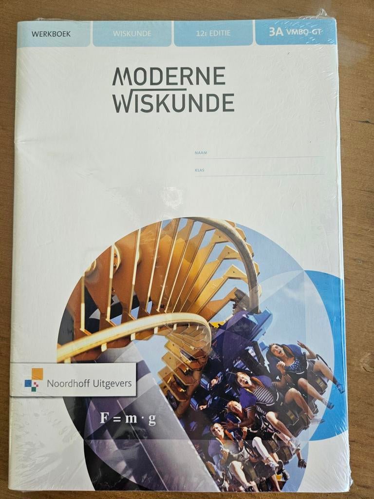 Moderne Wiskunde Werkboek 3A/3B VMBO-GT 12e editie, Ophalen, Beta, Nieuw, MBO