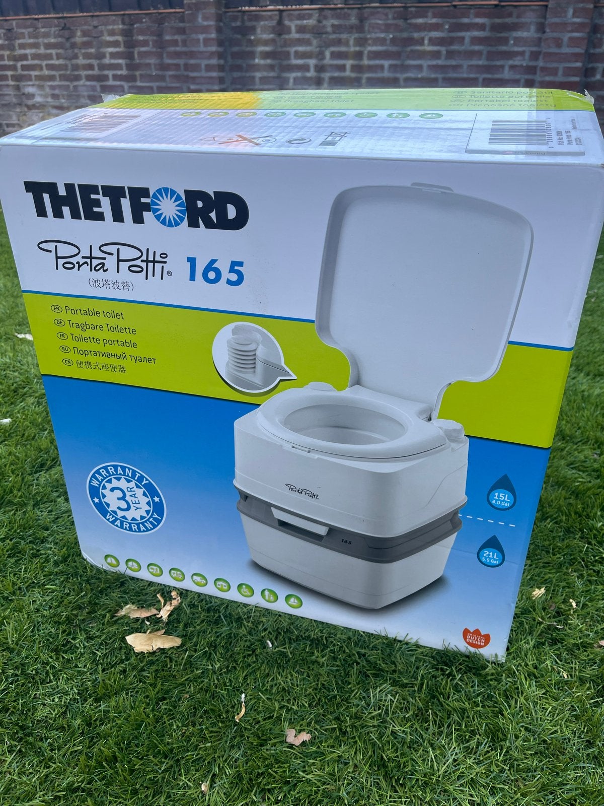 Thetford Porta Potti 165 Draagbaar Toilet - Nieuw in Doos, Ophalen, Nieuw