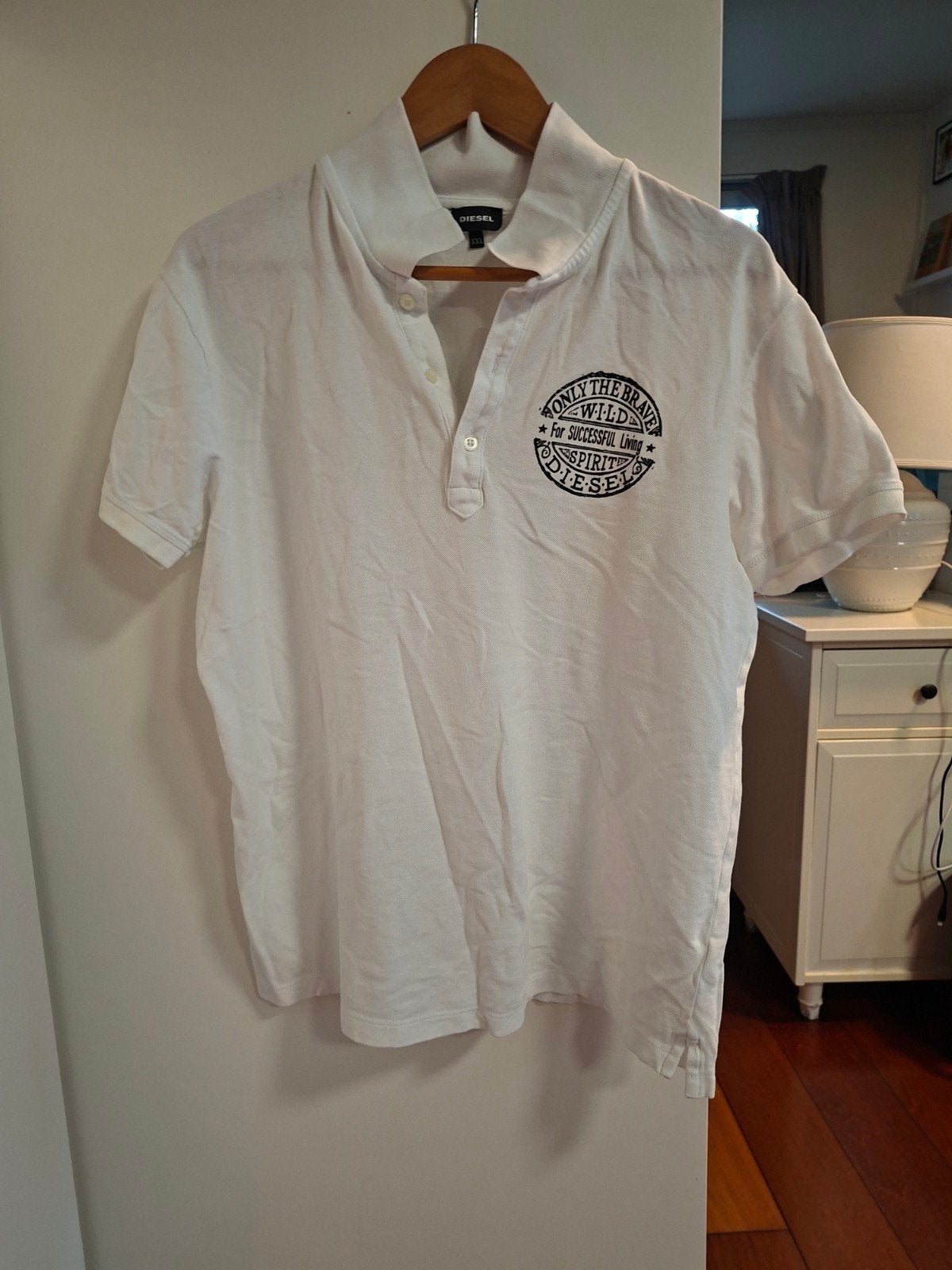 Diesel Polo Shirt Heren - Wit - Maat XL, Kleding | Heren, T-shirts, Ophalen of Verzenden