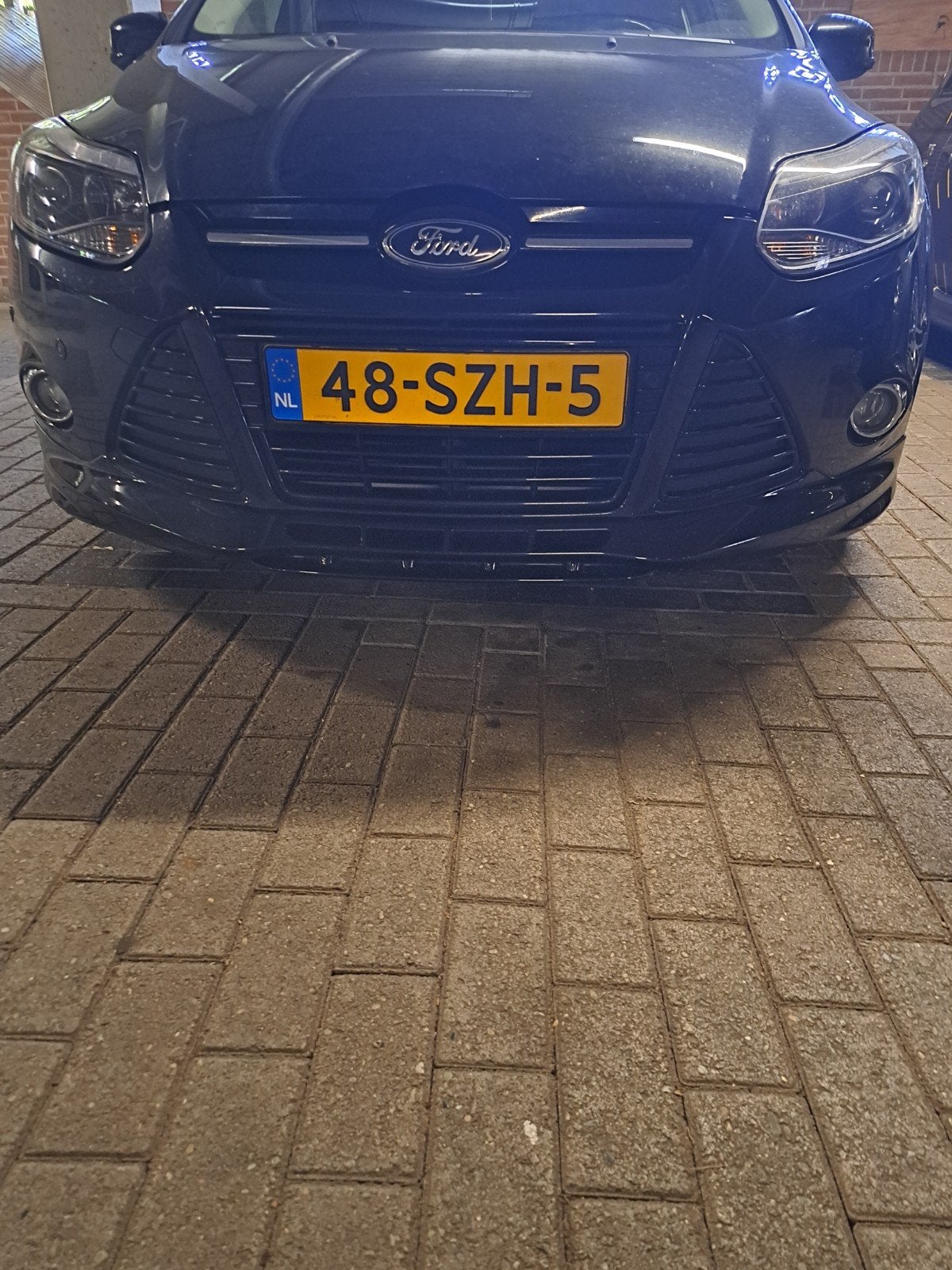 Mooie voorbumper met ST Line onder spoiler en mistlampkapjes, Ophalen of Verzenden, Voor, Ford, Bumper