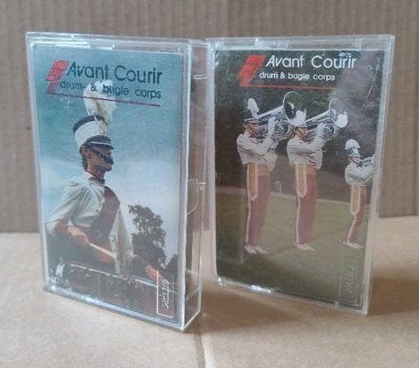 2 muziek cassettes van het Avant Courir Drum & Bugle Corps, Cd's en Dvd's, Gebruikt, 2 t/m 25 bandjes, Ophalen of Verzenden, Origineel