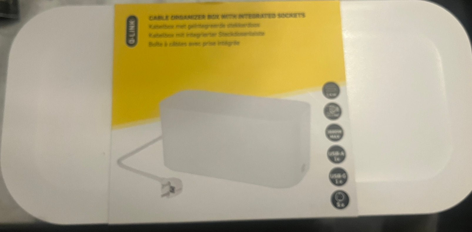 Kabelbox met geintegreerde stekkerdoos, Ophalen of Verzenden, Nieuw, Stekkerdoos