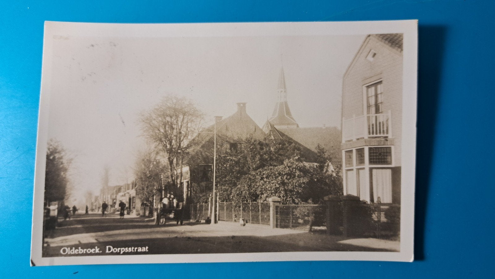 Oldebroek Dorpsstraat 1953, Ophalen of Verzenden, 1940 tot 1960, Gelopen, Gelderland