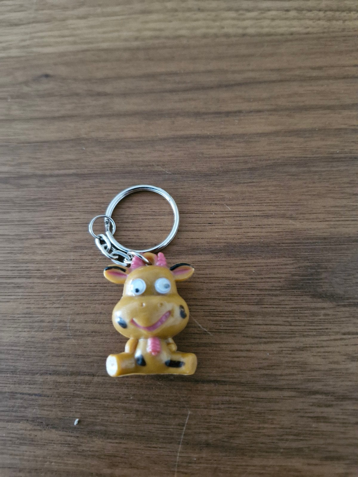 528 Leuke sleutelhanger met koe figuurtje, Ophalen of Verzenden, Gebruikt, Dier of Natuur