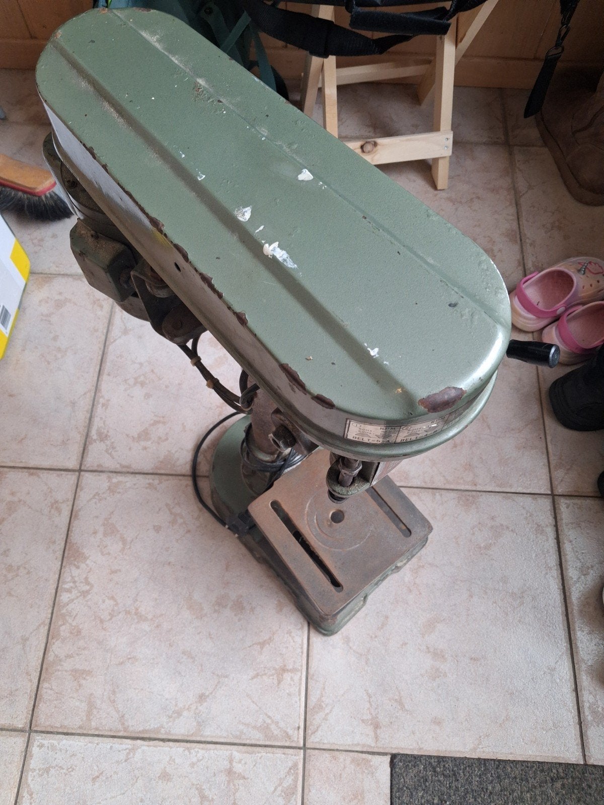 Ferm Kolomboormachine FM-13 - Vintage Boormachine, Doe-het-zelf en Verbouw, Gereedschap | Boormachines, Ophalen