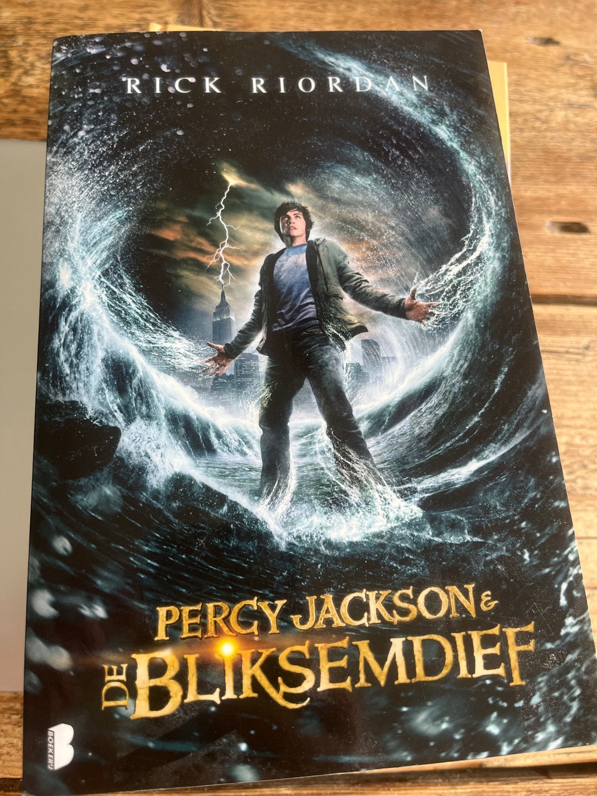 Percy Jackson & De Bliksemdief - Rick Riordan, Boeken, Fantasy, Zo goed als nieuw, Ophalen of Verzenden