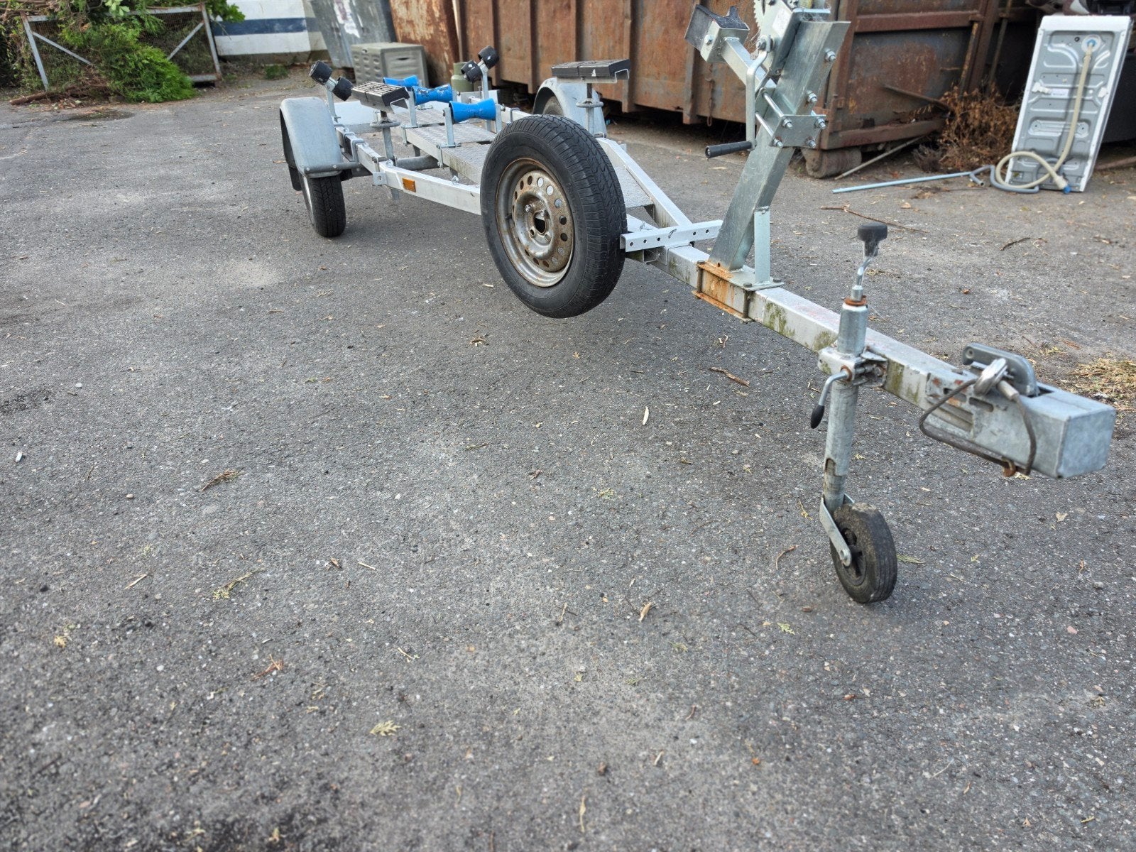 Pega trailer met werk, Overige merken, Overige motortypen, Gebruikt, Trailer