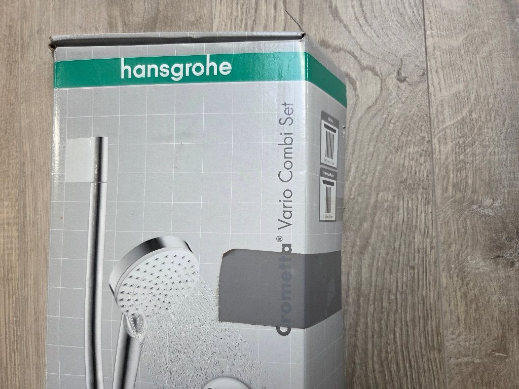 Douchekop, slang en bevestigingsstang, Doe-het-zelf en Verbouw, Ophalen, Nieuw, Chroom, Douche