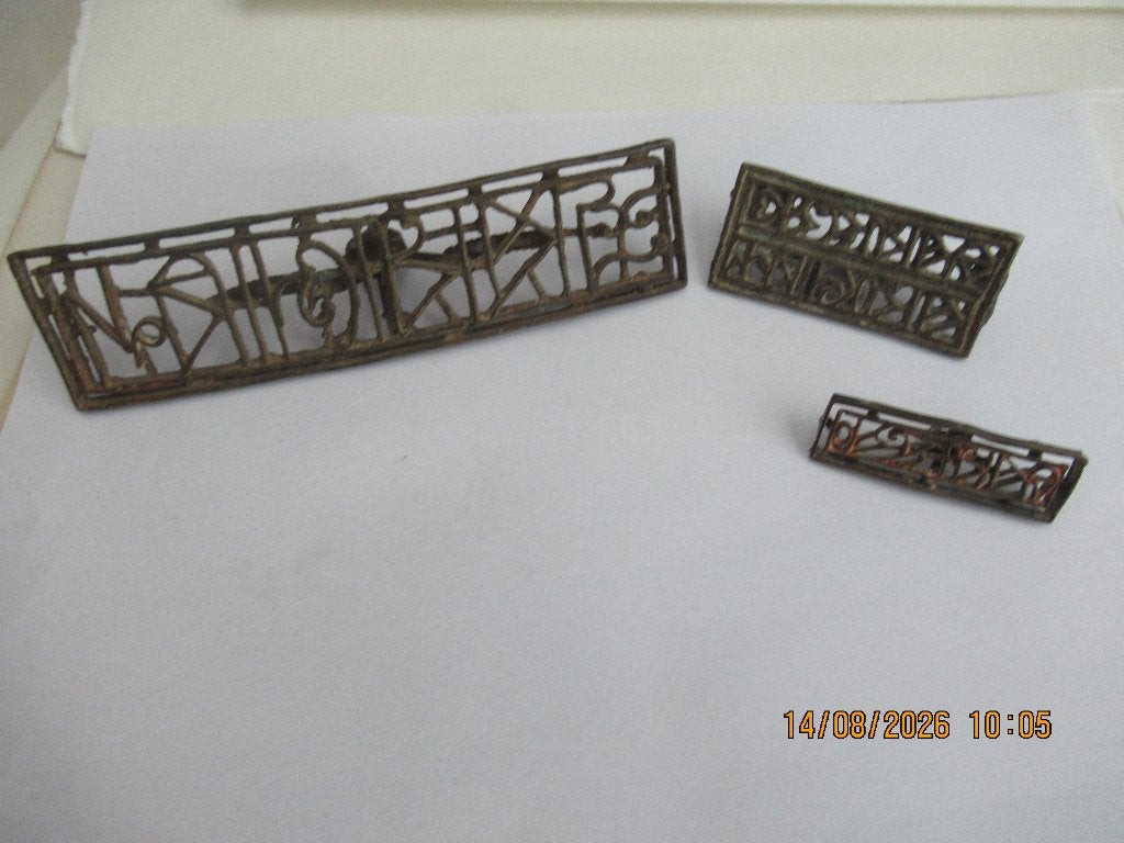19e eeuwse bronzen stempels, Ophalen of Verzenden