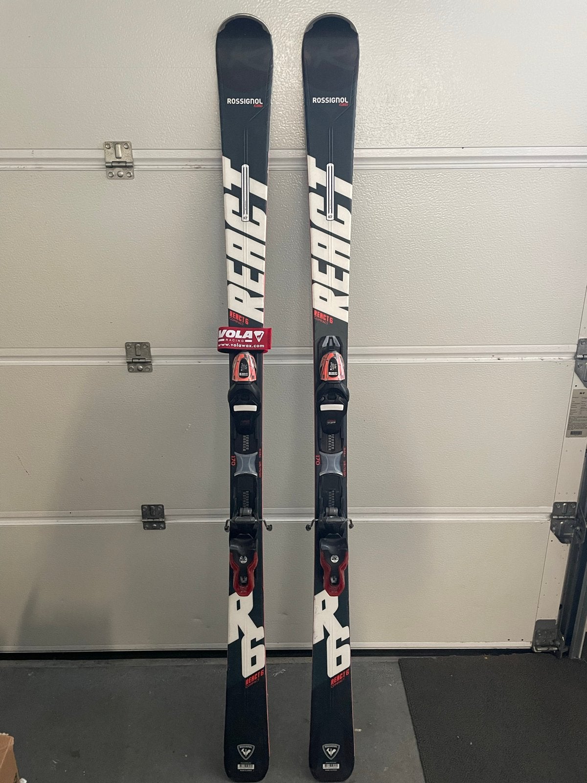 Rossignol React 6 Ski's 170cm - Klaar voor de piste!, 160 tot 180 cm, Rossignol, Ophalen of Verzenden, Zo goed als nieuw