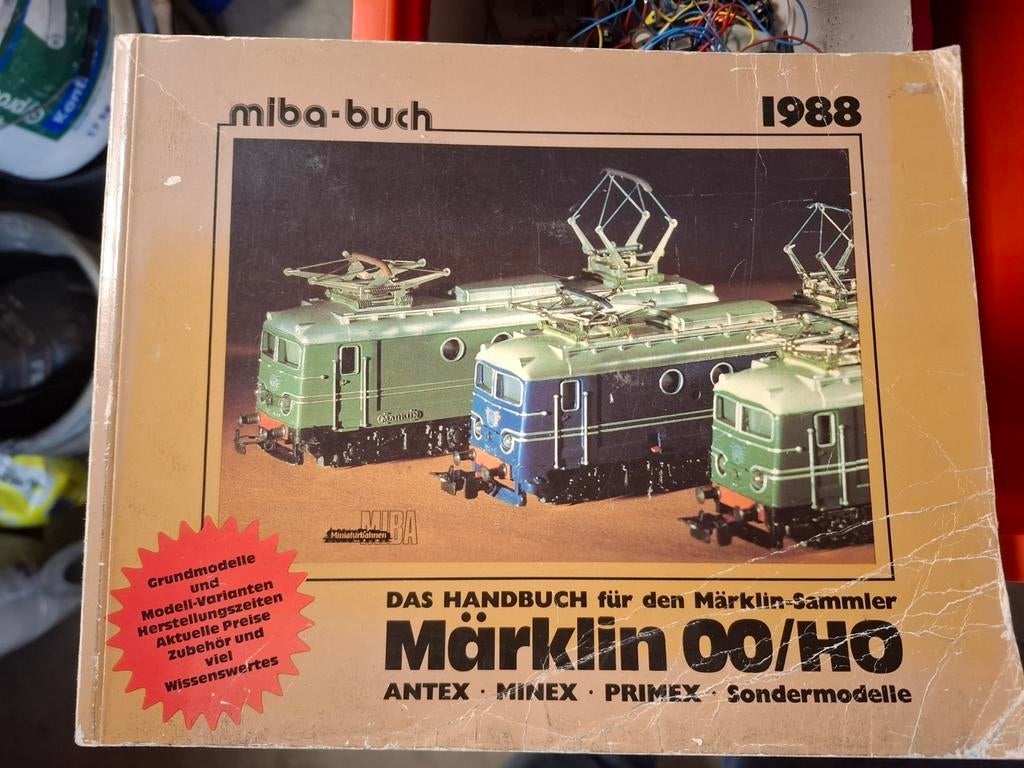 Marklin boekjes 1988 miba (mikado), Wisselstroom, Gebruikt, Analoog, Märklin