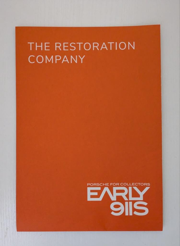 Folder/poster PORSCHE Early 911S (Restoration Company), Ophalen of Verzenden, Zo goed als nieuw, Porsche