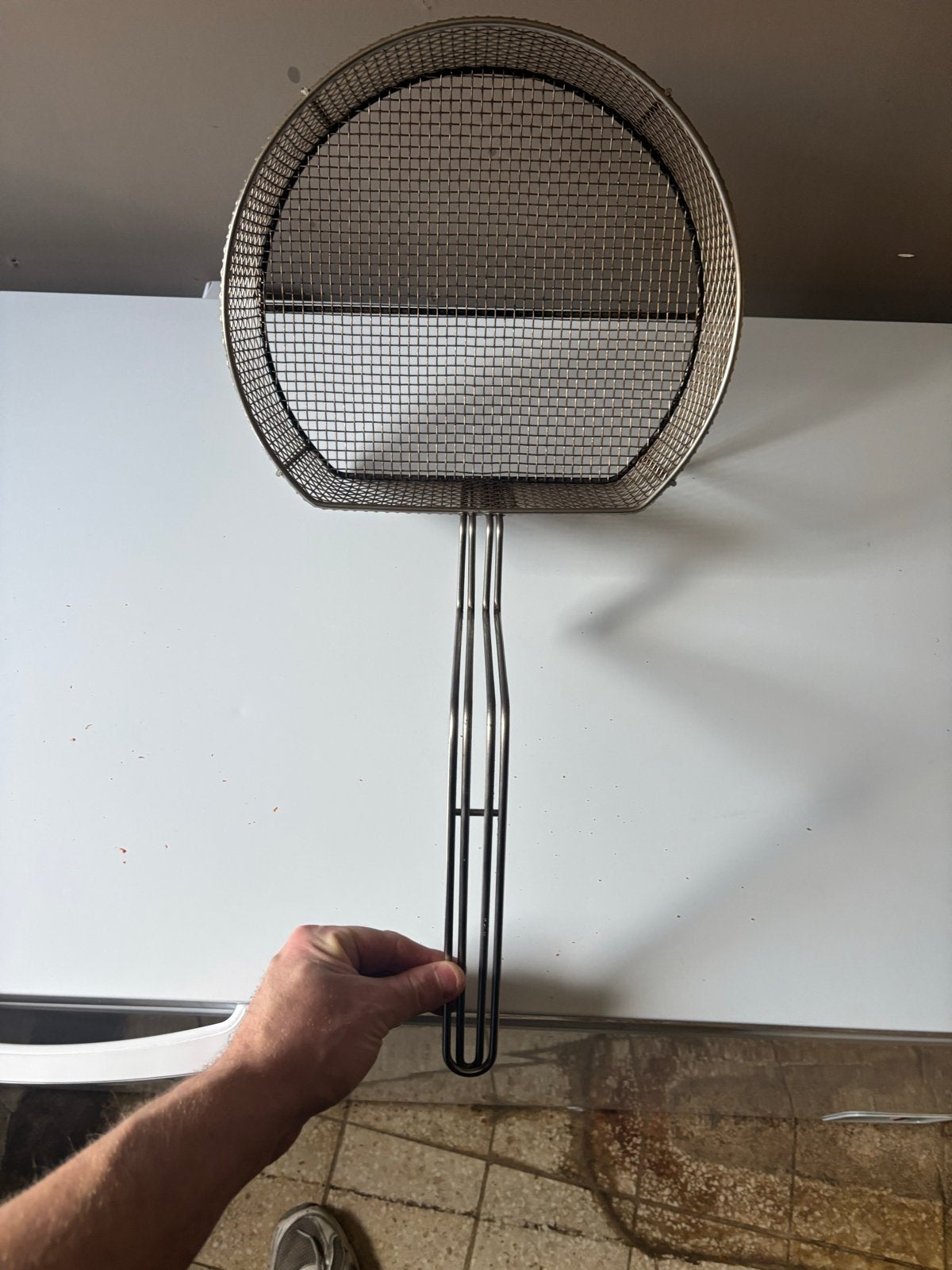 Snack mand voor ronde ketel, Ophalen of Verzenden, Gebruikt