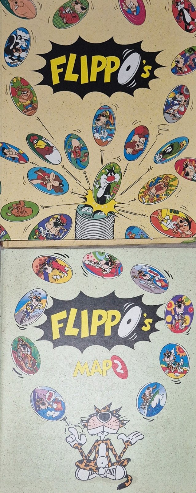 Flippo map 1 en 2 compleet van 1t/m 545 + kerst &  jokers, Verzamelen, Flippo's, Ophalen of Verzenden