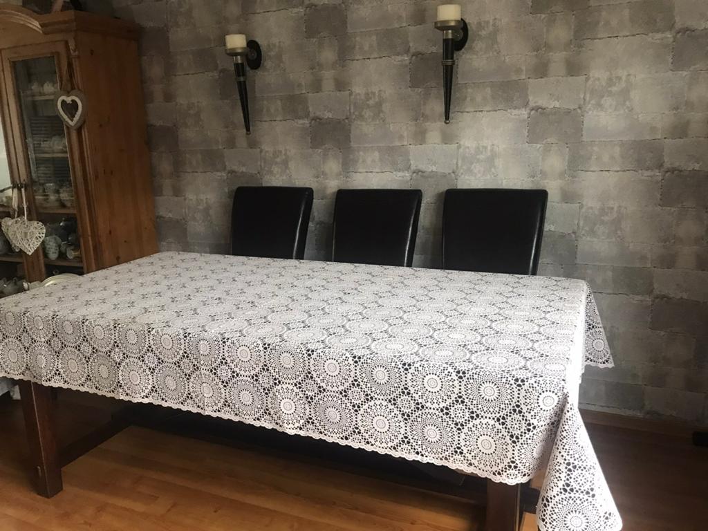 Eettafel maat 200/100, Huis en Inrichting, Tafels | Eettafels, 200 cm of meer, Zo goed als nieuw, Rechthoekig, 50 tot 100 cm