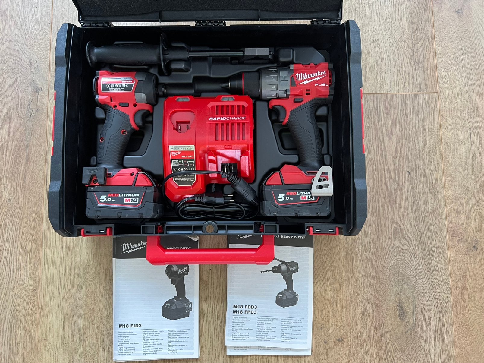 Milwaukee M18 FPP2A3-502X Accu Boor-/Schroefmachine nieuw, 600 watt of meer, Nieuw, Ophalen of Verzenden, Boor- en Schroefmachine