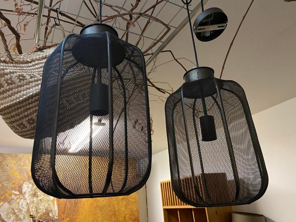 Metalen hanglamp, Ophalen, Nieuw, Rond