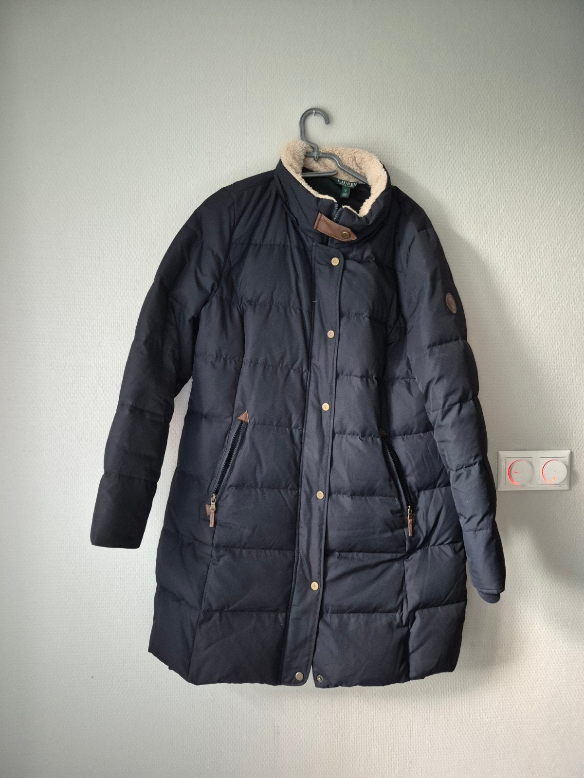 Ralph Lauren donsjas - warm en stijlvol, Kleding | Dames, Zwart, Maat 42/44 (L), Ophalen of Verzenden, Ralph Lauren