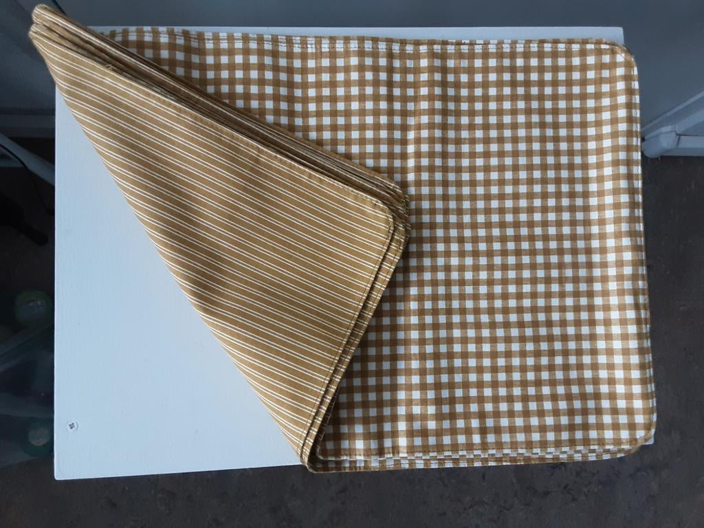 placemat oker geel, Ophalen, Nieuw, Rechthoek