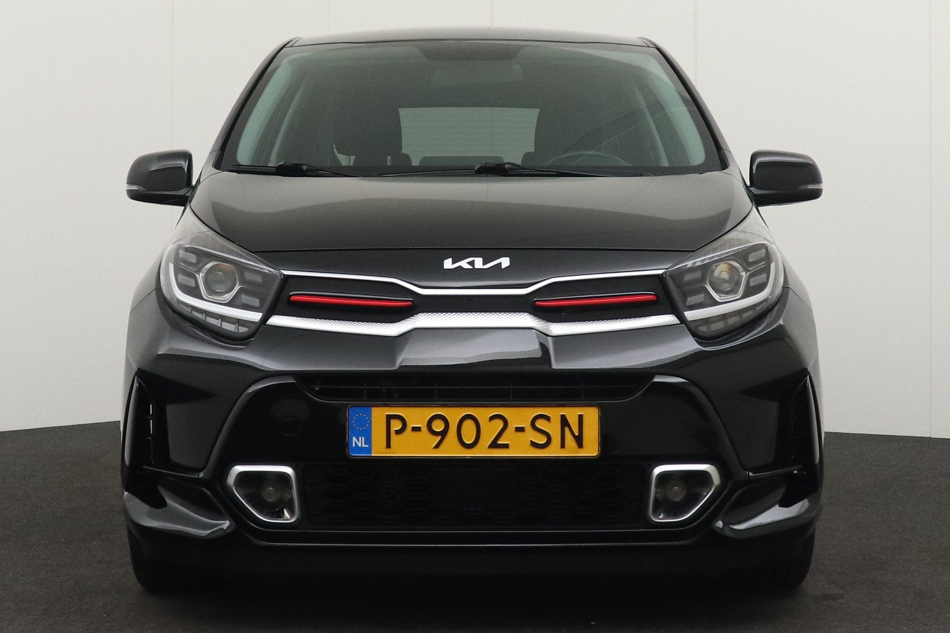 Kia Picanto 1.0 Automaat DPi GT-Line Leder Camera Carplay Cl, 877 kg, Gebruikt, 4 stoelen, Zwart