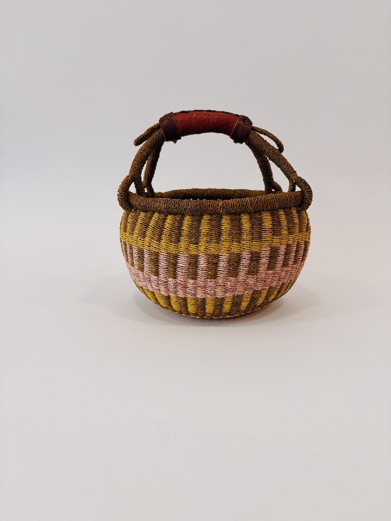 BOLGAMAND ROZE/GEEL | GONE ARTY (NIEUW), -, -, Rond, Nieuw