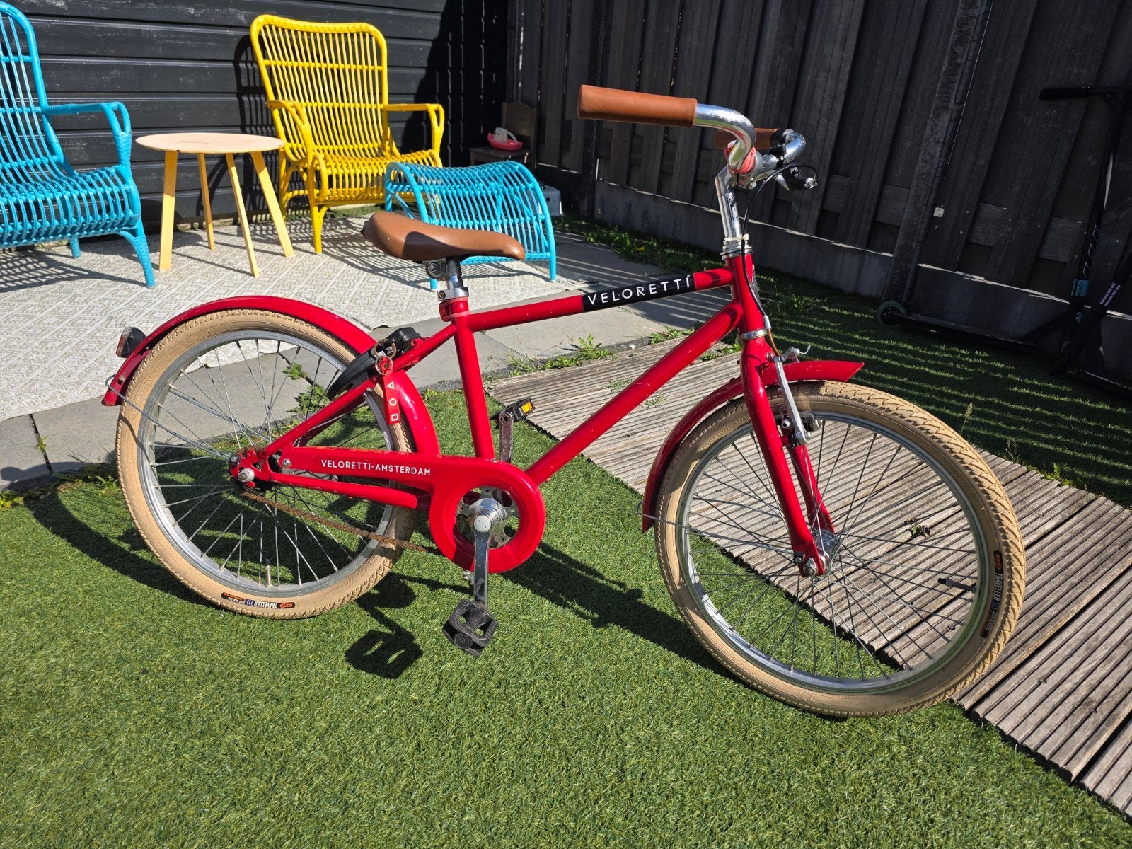 Veloretti Junior Kinderfiets Rood 20 inch, Ophalen, Gebruikt, 20 inch of meer