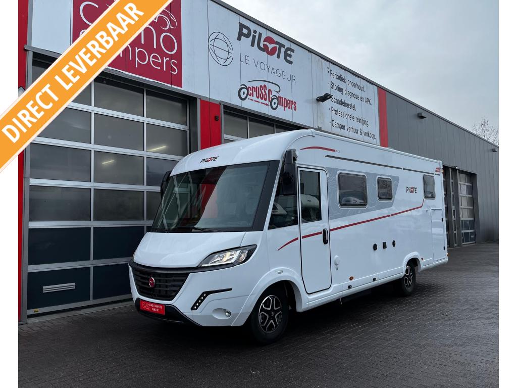 Pilote G720FGJ Lengtebedden, 2026 model, Integraal, Caravans en Kamperen, Campers, Ringverwarming, Fiat, Pilote, 7 tot 8 meter