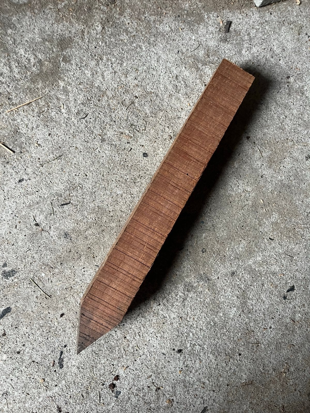 Hardhouten Piketpalen 50x50x400 mm - 68 stuks, Ophalen, Nieuw, Overige typen, Hardhout