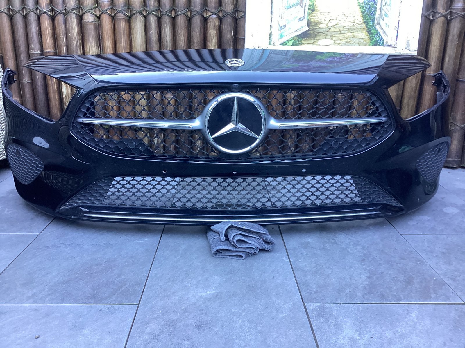 Mercedes A klasse W177 facelift voorbumper “TOPSTAAT”, Gebruikt, Voor, Mercedes-Benz, Ophalen of Verzenden