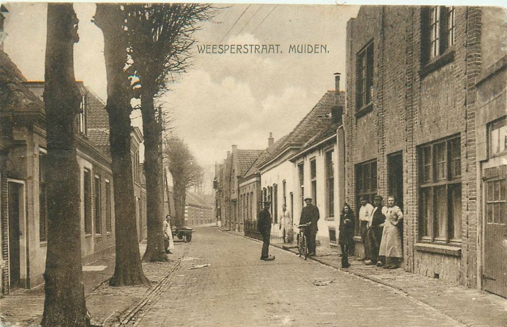 702-098-025 Muiden Weesperstraat, Verzenden, Voor 1920, Overijssel