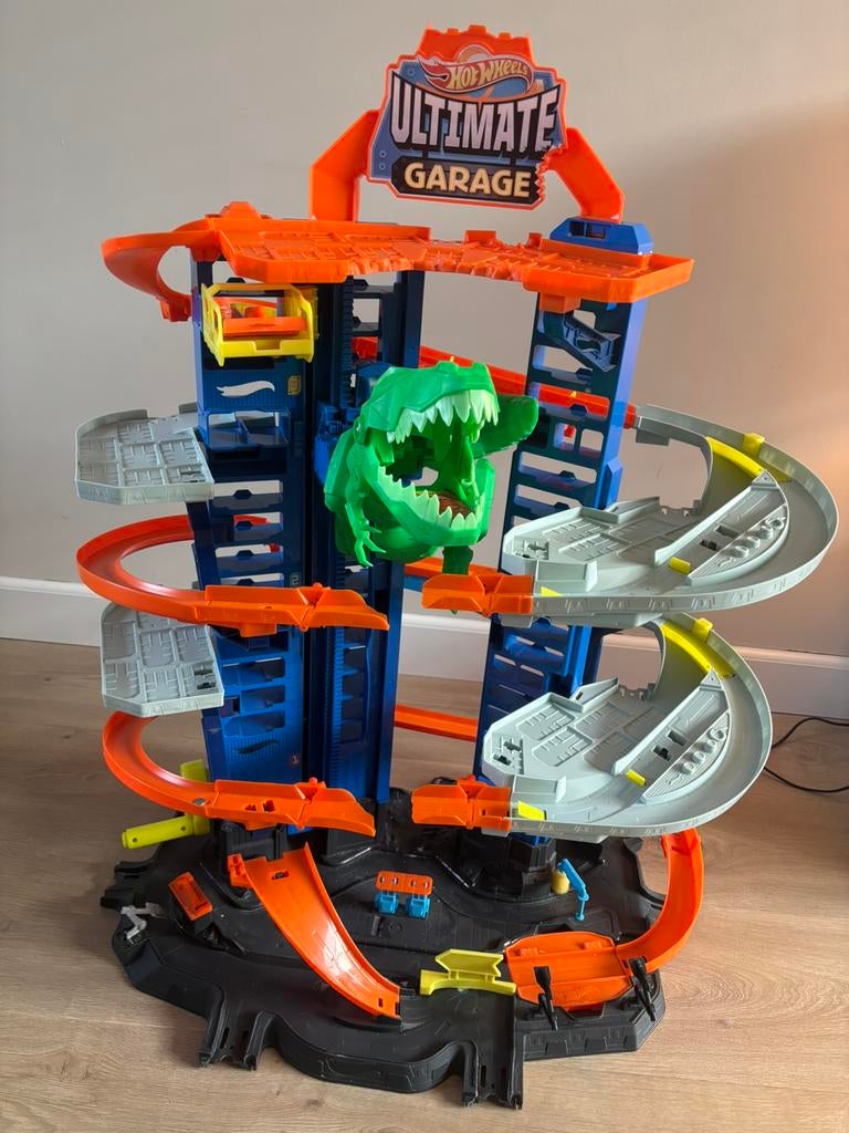 Hot wheels ultimate garage, Ophalen, Gebruikt, Racebaan, Hot Wheels