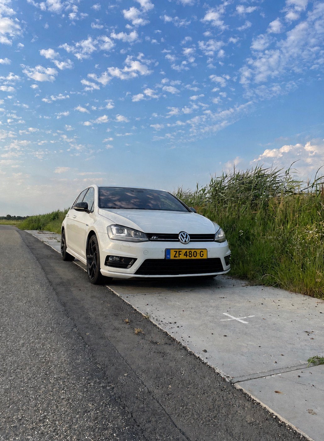 Volkswagen Golf 7 R-line 1.4 TSI 110KW 5D DSG 2015 Wit, Auto's, Volkswagen, 4 cilinders, Wit, 1395 cc, 650 kg
