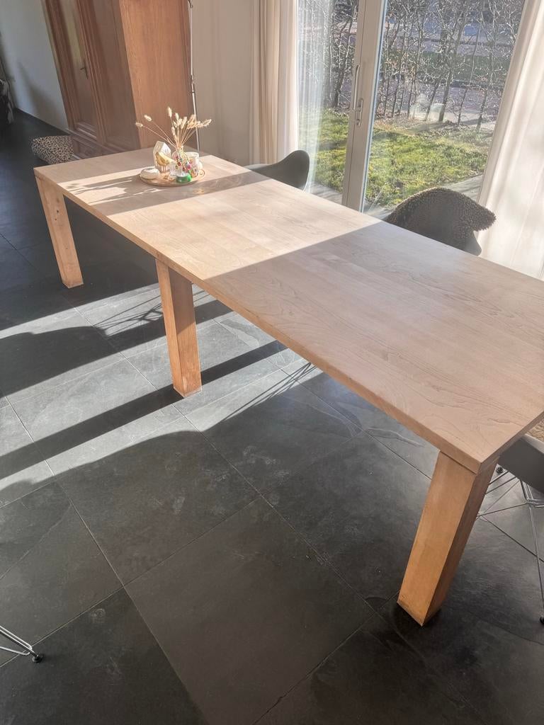 Pilat & Pilat eettafel 300x100x76 cm, Huis en Inrichting, Tafels | Eettafels, Ophalen, 100 tot 150 cm, 200 cm of meer, Zo goed als nieuw