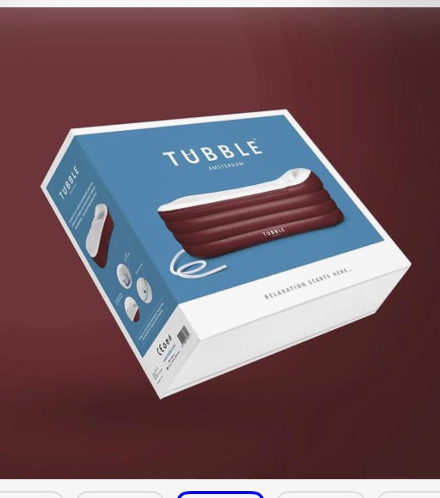 Nieuwe: Tubble royale burgundy, Ophalen of Verzenden, Nieuw, Pomp, Opblaasbaar