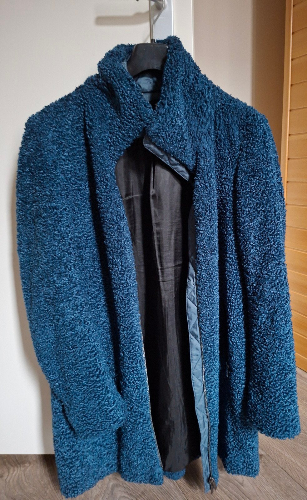 Milo Winterjas - Heerlijk Warm en Stijlvol, Maat 38/40 (M), Blauw, Ophalen of Verzenden, Gedragen